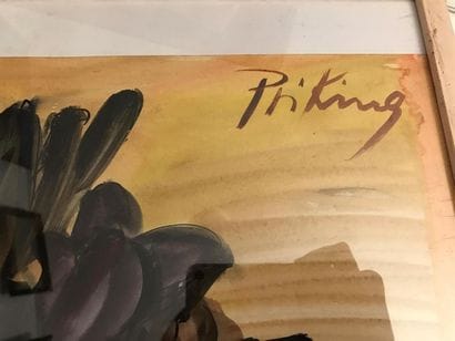 Franz PRIKING (1929-1979)
Les Chardons, 1965
Aquarelle...
