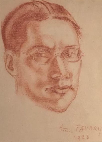André FAVORY (1888-1937)
Portrait d'homme,...