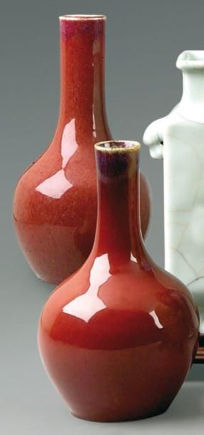 Chine Epoque XIXe siècle
Deux vases à panses...