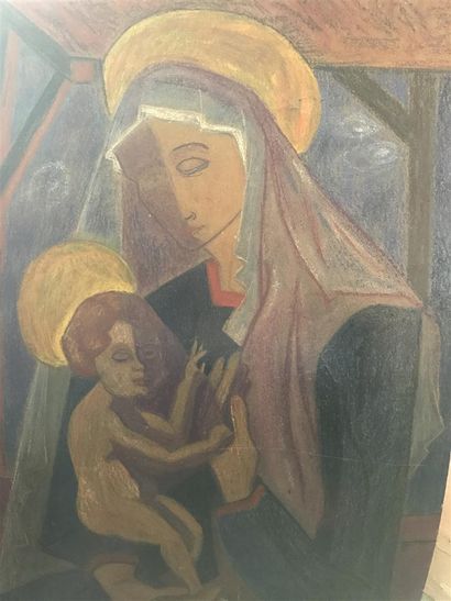 Eric MORISOT (1926-2016)

Vierge à l'enfant...