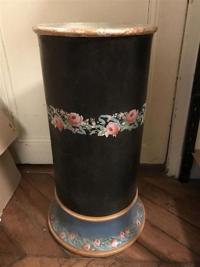 PORTE PARAPLUIES en faïence fine émaillée...