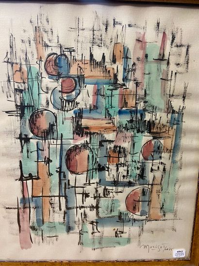 Eric MORISOT (1926-2016)

Composition abstraite

Aquarelle...