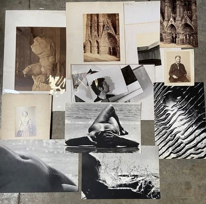 LOT de photographies représentant des portraits,...