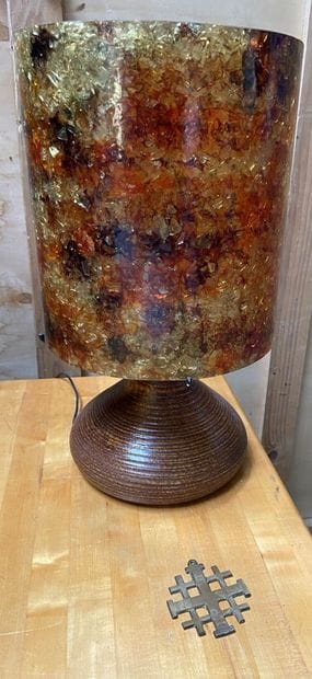 ACCOLAY 

Pied de lampe de forme boule en...