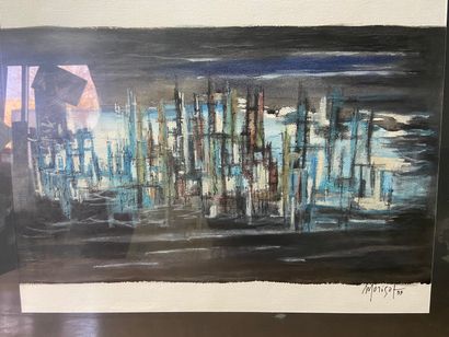 Eric MORISOT (1926-2016)

Ville urbaine

Pastel,...