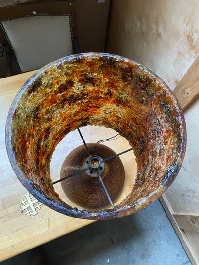 ACCOLAY 

Pied de lampe de forme boule en...