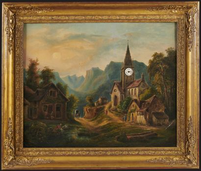 Ecole SUISSE du début du XVIIIème siècle

Paysage...