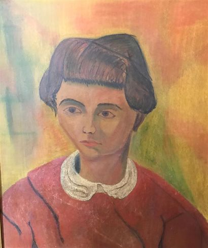 Eric MORISOT (1926-2016)

Portrait de femme,...