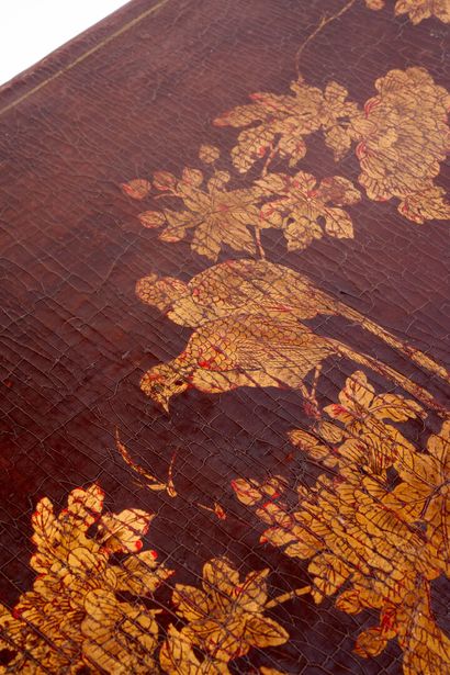 Coffee table in the taste of China in lacquered...