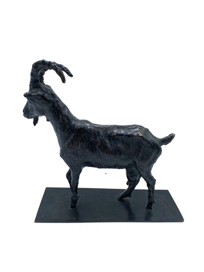 B. LOUIS 
Chèvre
Epreuve d'artiste en bronze...