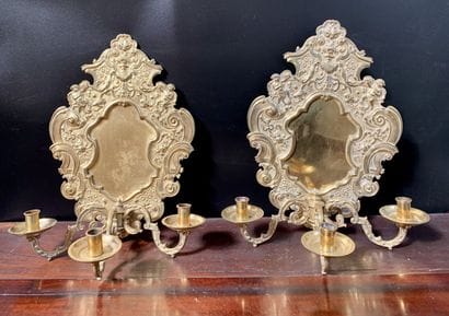 Paire de réflecteurs à trois bras de lumière...