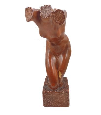 C. DIMITR.ADIS
Torse féminin
Plâtre patiné...