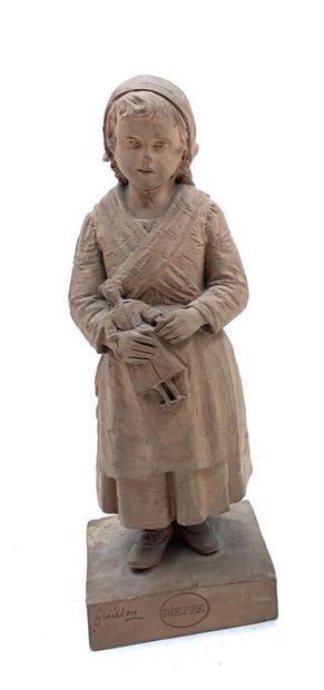 Pierre-Adrien GRAILLON (Dieppe, 1807-1872)
Jeune-fille...