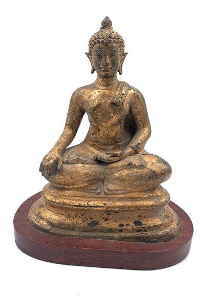 Thaïlande, XIXe siècle 
Bouddha assis en...