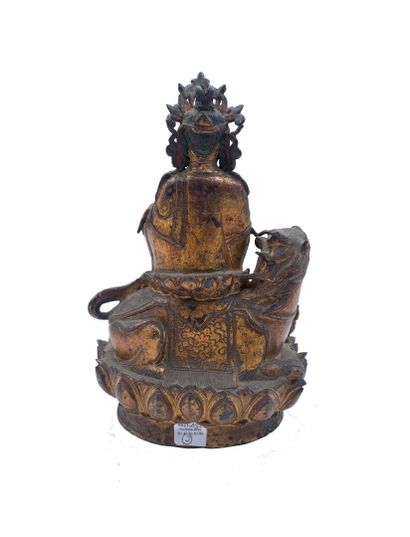 Chine, époque Ming, XVIIe siècle 
Déesse...