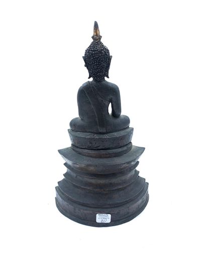 Laos, XVIIIe/XIXe siècle 
Bouddha assis en...