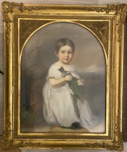 French school of the 19th century 
Portraits...