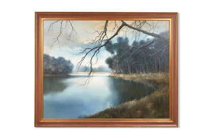 CHAPAUD Marc (Born in 1941)
Lake 
Oil on...