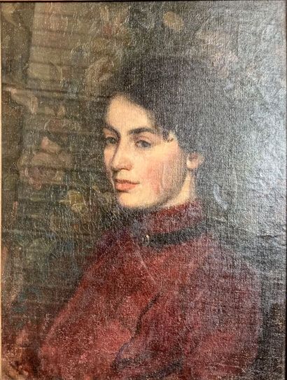 Modern school
Portrait of a woman with a...