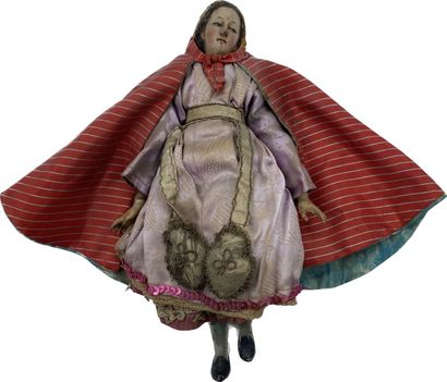 Neapolitan Santon representing a woman wearing...