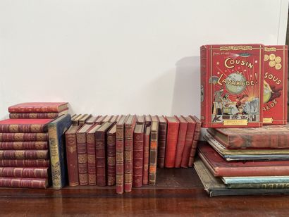 Important lot of volumes on classical literature...