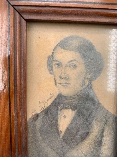 French school of the 19th century 
Portrait...