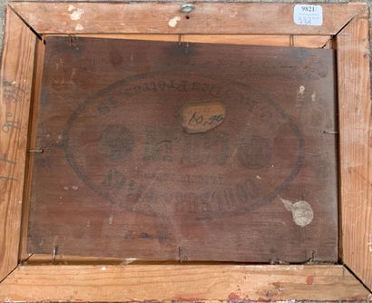 Émile Louis VERNIER (1829-1887)
Marine 
Oil...
