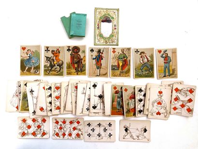 Set of playing cards.