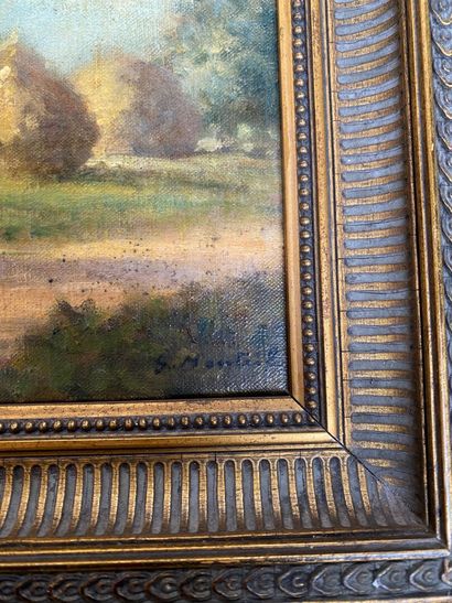 Jacque MONTEIL (1897-1987) 
Landscape with...