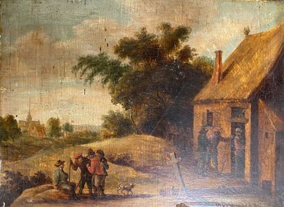 School of the XIXth century
Animated landscape...