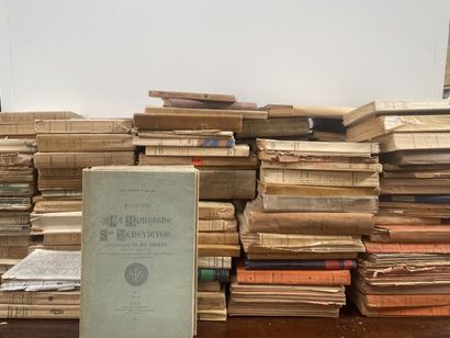 Important lot of bound volumes on various...