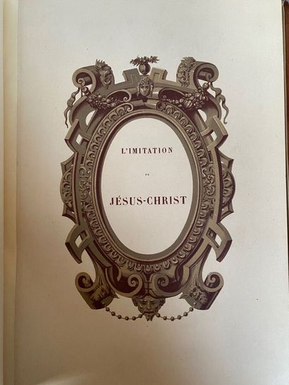THE IMITATION OF JESUS CHRIST. Paris, Curmer,...