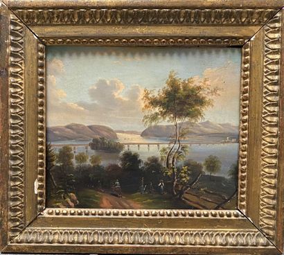 School of the XIXth century
Landscape with...