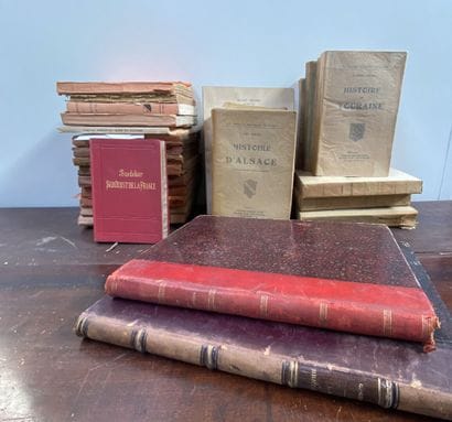 Lot de volumes sur le thème de la géographie...