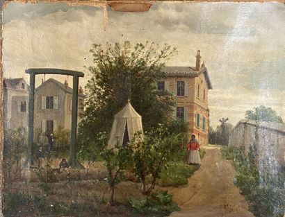 French school of the 19th century
Children...