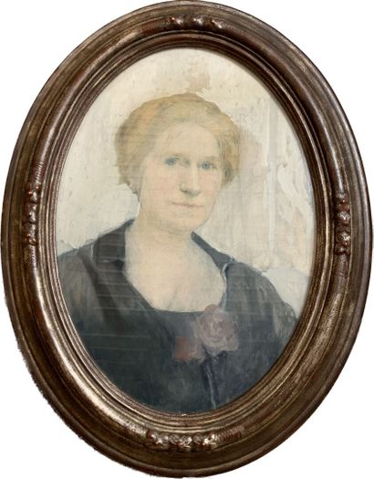 Modern school
Portrait of a Woman in a Black...