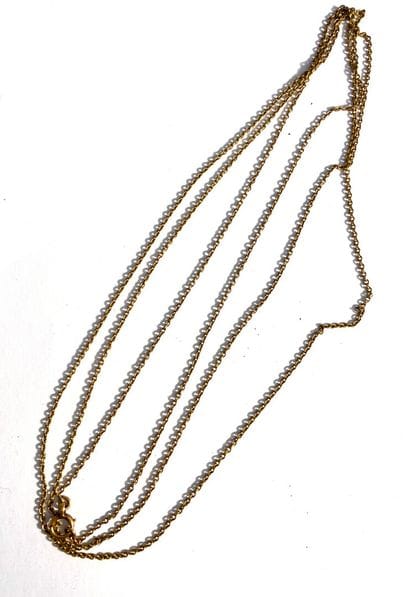 SAUTOIR in yellow gold 750 thousandths.
Weight:...