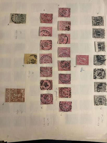 World stamps including France, Russia, Belgium,...