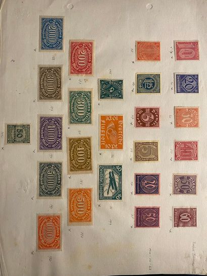 World stamps including France, Russia, Belgium,...