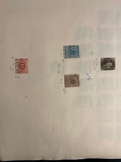 World stamps including France, Russia, Belgium,...