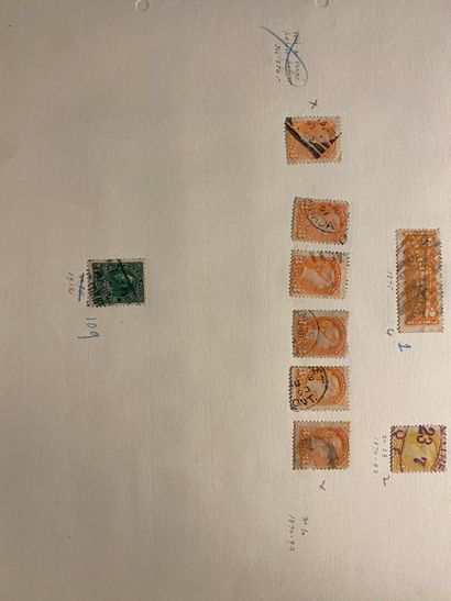 World stamps including France, Russia, Belgium,...