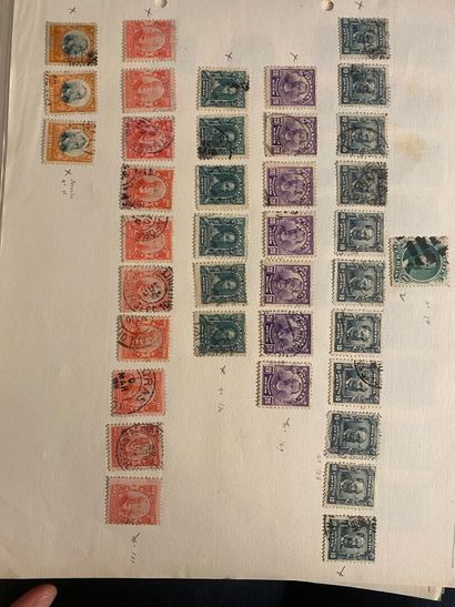 World stamps including France, Russia, Belgium,...