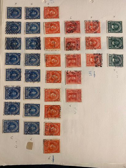 World stamps including France, Russia, Belgium,...