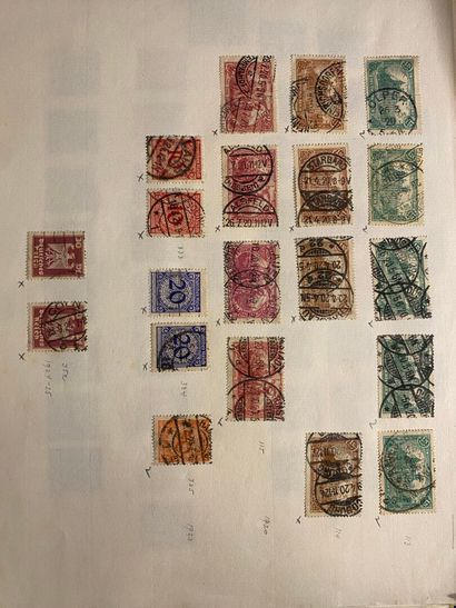 World stamps including France, Russia, Belgium,...