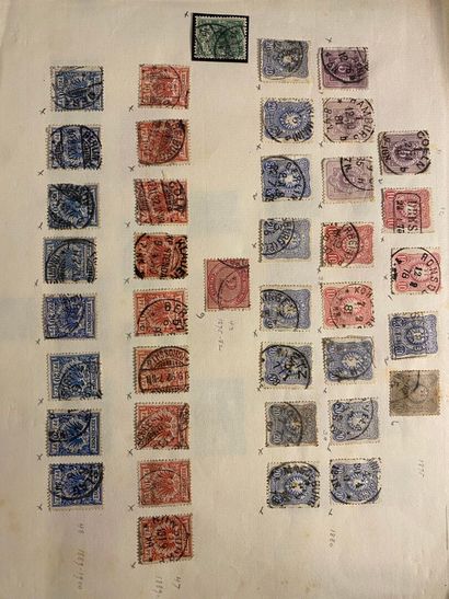 World stamps including France, Russia, Belgium,...