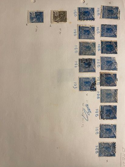 World stamps including France, Russia, Belgium,...