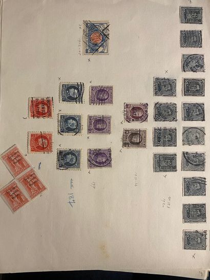 World stamps including France, Russia, Belgium,...