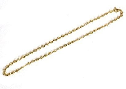 COLLIER articulé en or jaune 750 millièmes,...