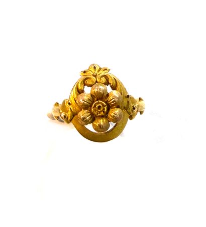 BAGUE en or jaune 750 millièmes amati, le...