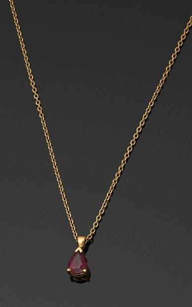 COLLIER articulé en or jaune 750 millièmes...
